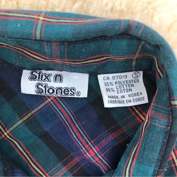 Western children’s plaid shirt - Picture 3 of 6